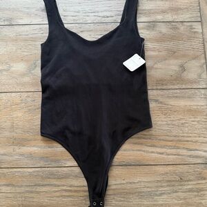 Free People Intimately Black Bodysuit
